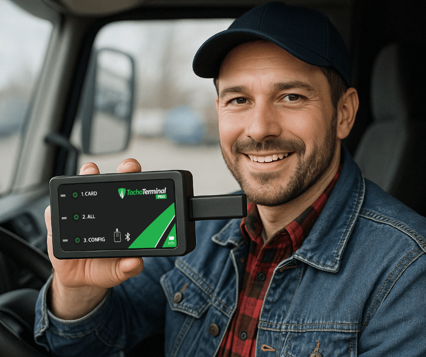 kierowca tachoterminal, czas pracy kierowcy, program do rozliczania kierowców